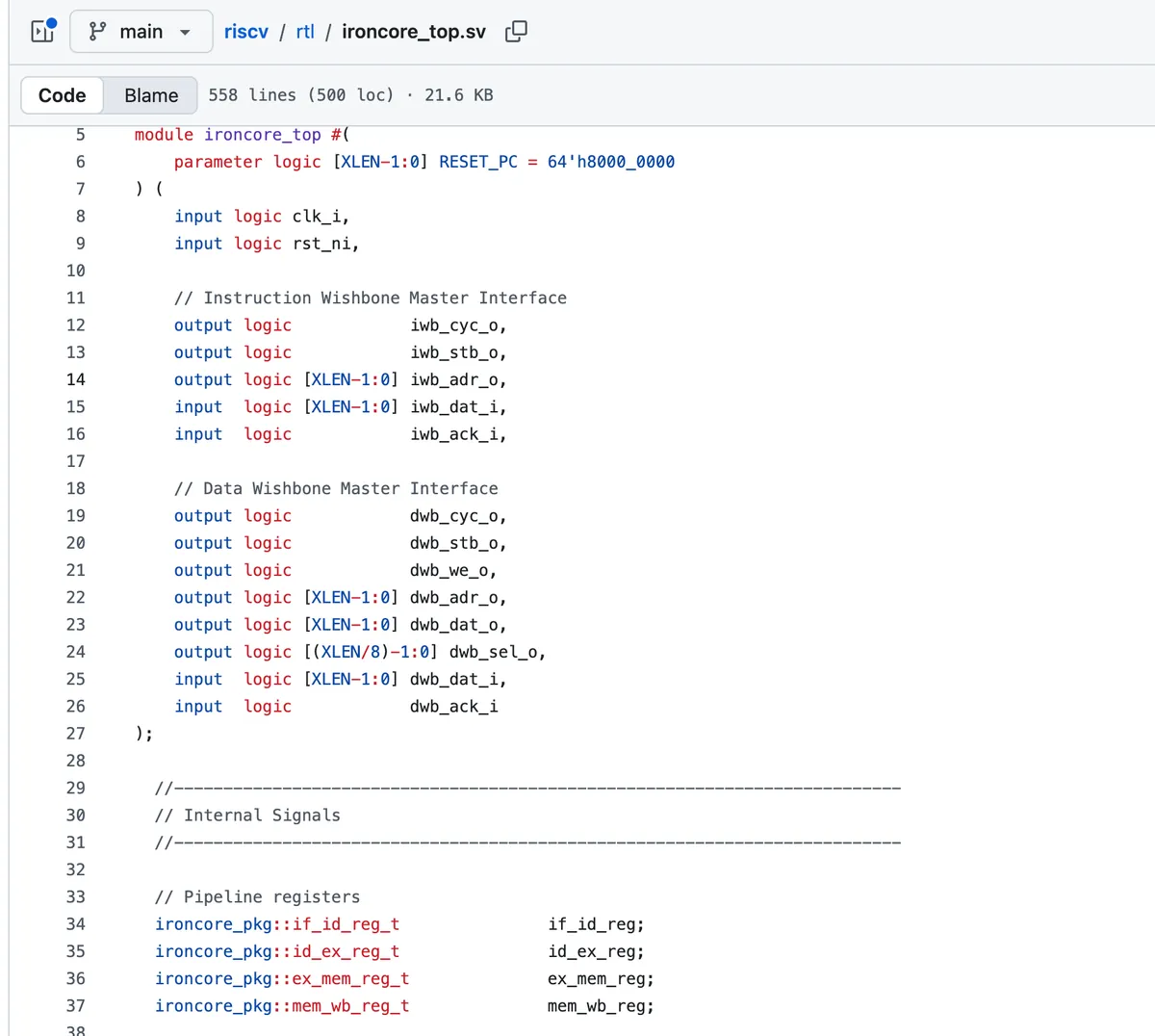 Out-of-order RISC-V core · 2-wide superscalar pipeline
